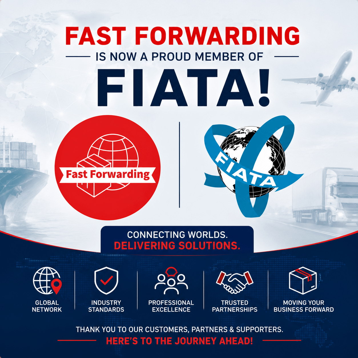 Fast Forwarding has officially joined FIATA
