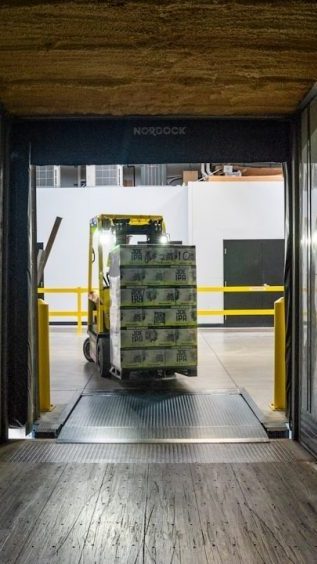 Freight Forwarding Forklift Loading